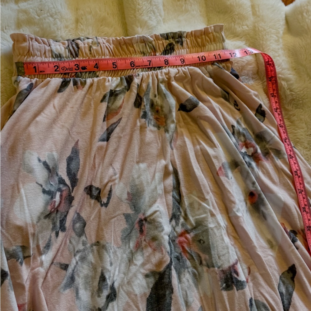 Sweet Lovely Floral Maxi Skirt in Soft Pink - Picture 6 of 7